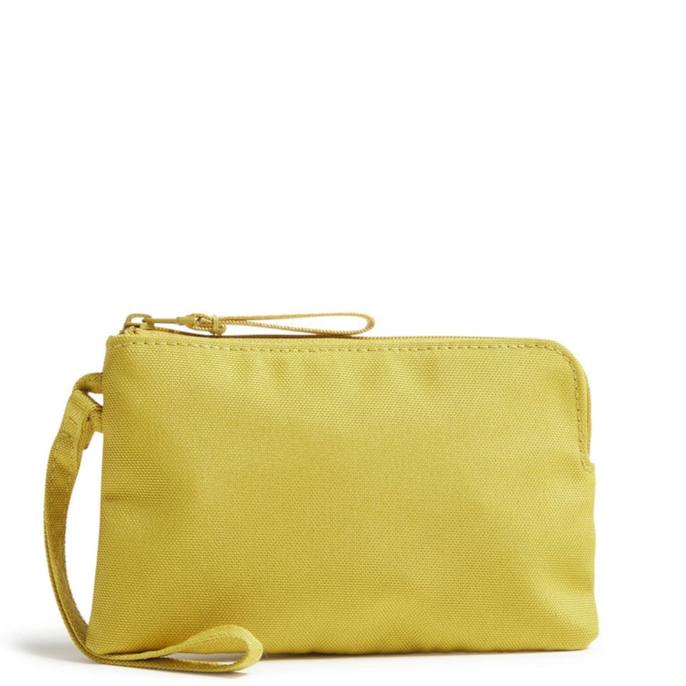 Vera Bradley Golden Olive Zip Wristlet